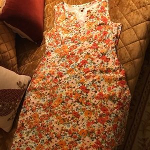 J. Jill Floral Sleeveless Sundress Pullover 14
